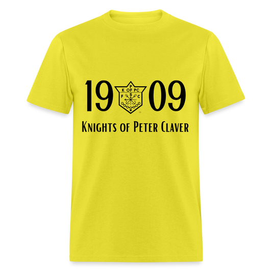 Knights 1909 w/ Black Writing - yellow