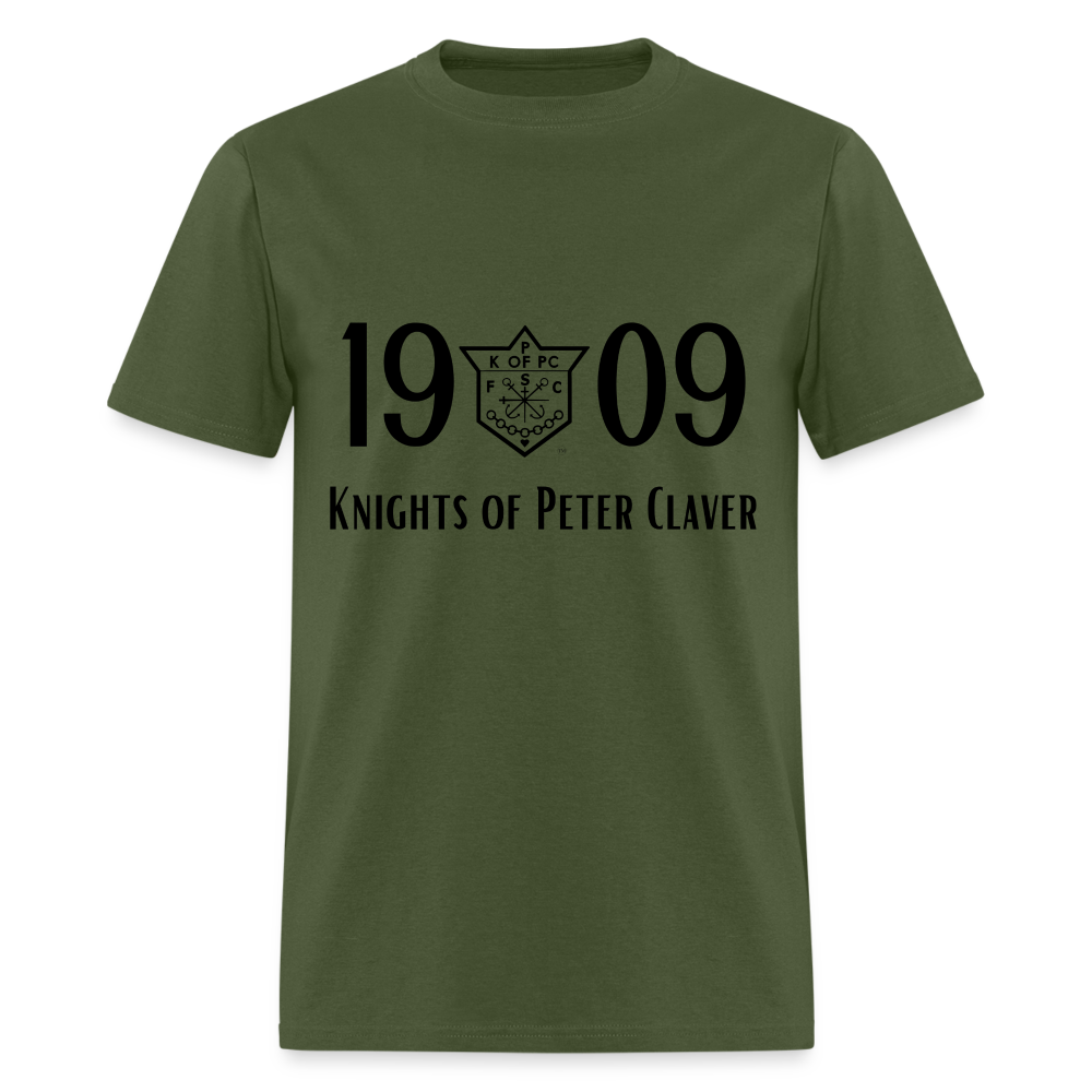 Knights 1909 w/ Black Writing - military green