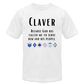 Oh to be a CLAVER shirt - white