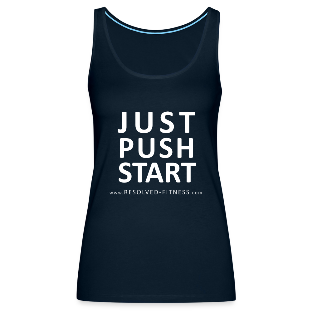 Women’s Premium Tank Top - deep navy