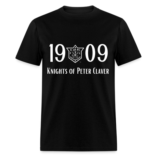 Men's 1909 Men's Founders Day Shirt w/ white writing - black