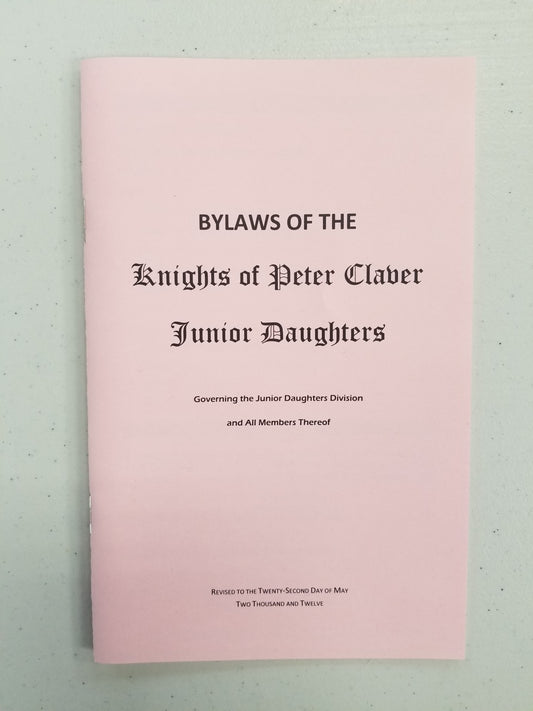 Junior Daughters Constitution/Handbook