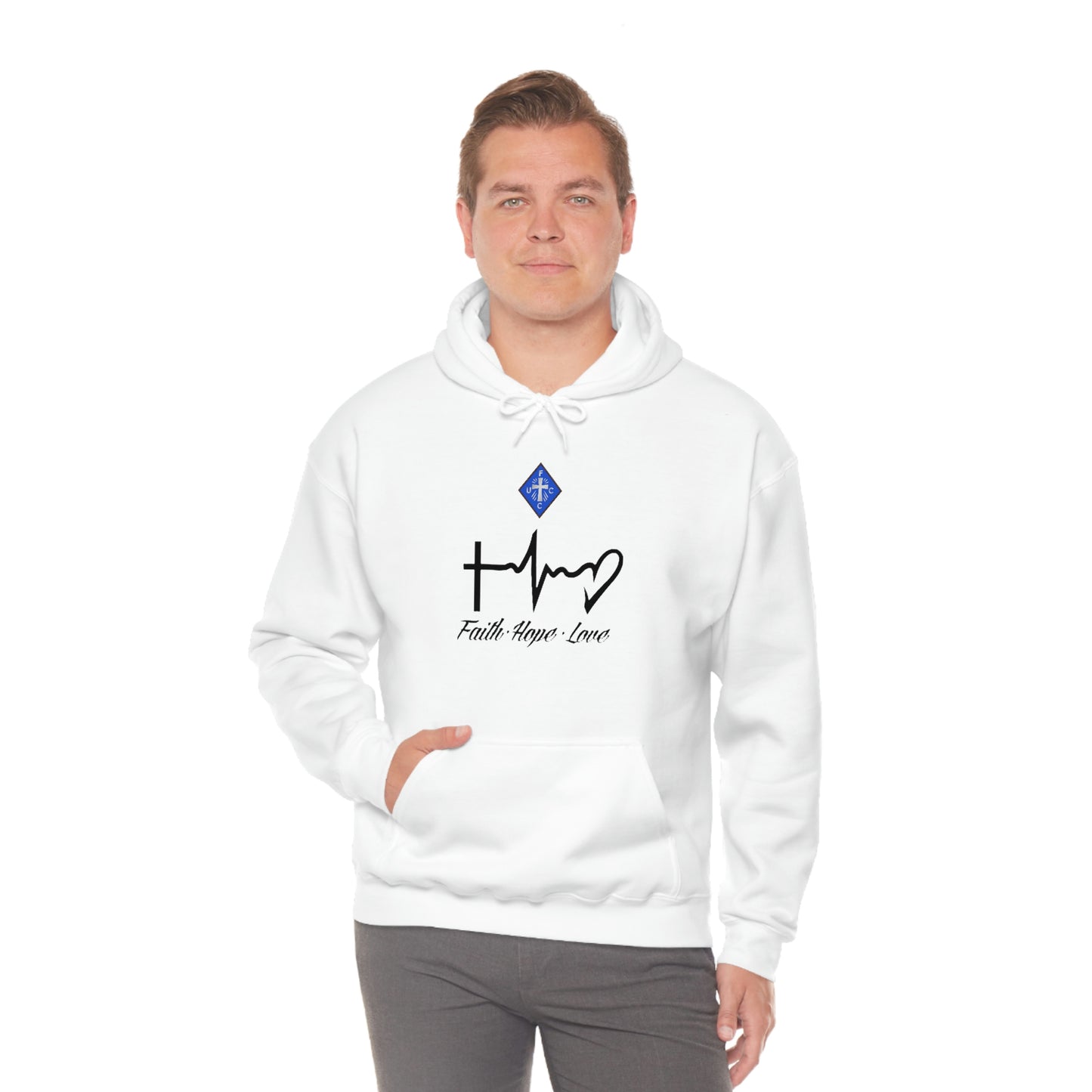 Ladies Faith-Hope-Love Hooded Sweatshirt